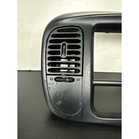 2001-2003 Ford F-150 Harley Davidson Black Radio Bezel Dash Trim Surround - Picture 2 of 12